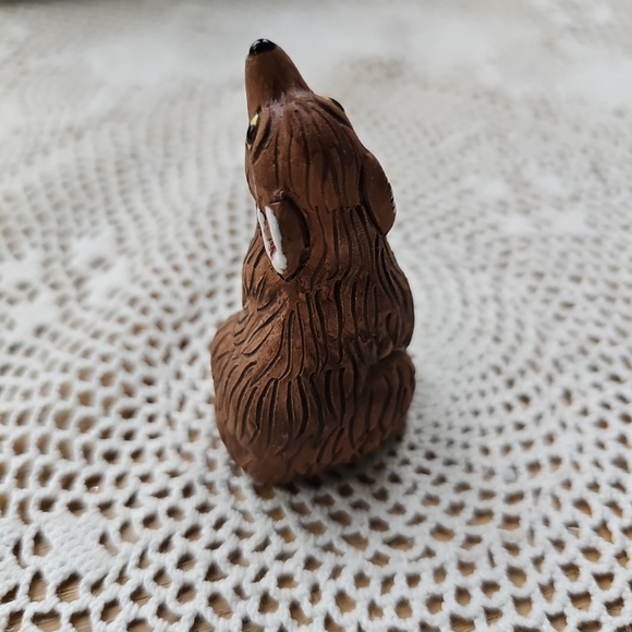 Handcrafted Coyote figurine made in peru - Picture 4 of 16